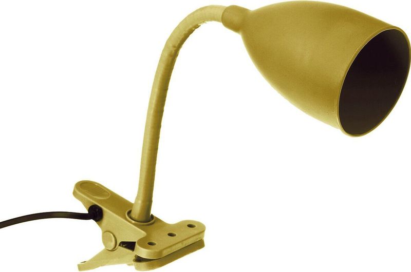 Atmosphera klem bureaulampje - Design Light Classic - okergeel - H43 cm - Leeslamp