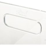 Creme potjes/flesjes/make-up houder/box 31 x 15 cm van kunststof - Nagellak box - Make-up box - Organizer