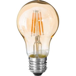 LED Lamp Lichtbron amber E27 fitting 2watt D. 6 x H. 10.8 cm