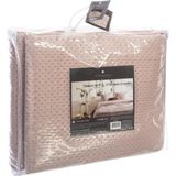 Atmosphera - Dolce Vita - Bedsprei - Roze - 240 x 260 cm - Polyester - Inclusief 2 Kussenslopen