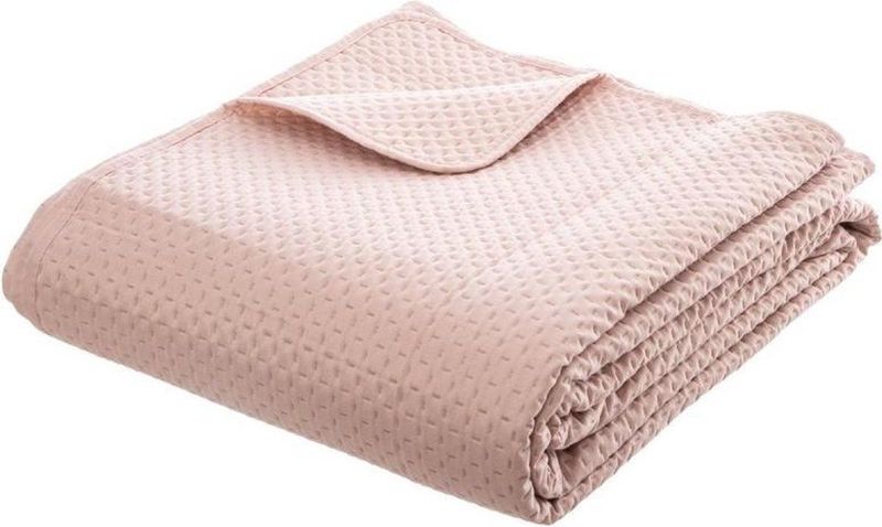 Atmosphera - Dolce Vita - Bedsprei - Roze - 240 x 260 cm - Polyester - Inclusief 2 Kussenslopen