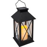 Atmosphera tuinlantaarn met led kaars op zonne-energie - Hoogte 28 cm
