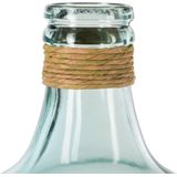 Atmosphera bloemenvaas Parma - Fles model - transparant - gerecycled glas - H56 x D39 cm