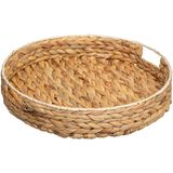 Dienblad gevlochten riet hyacinth Diameter 35 cm