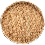 Dienblad gevlochten riet hyacinth Diameter 35 cm