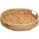 Dienblad gevlochten riet hyacinth Diameter 35 cm