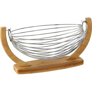 Fruitschaal organisch - grijs - ø32.5x8.5 cm