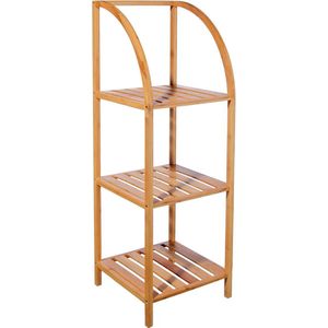 5Five Doucherekje/badkamerrekje - bamboe - 3 lagen - 36 x 110 cm