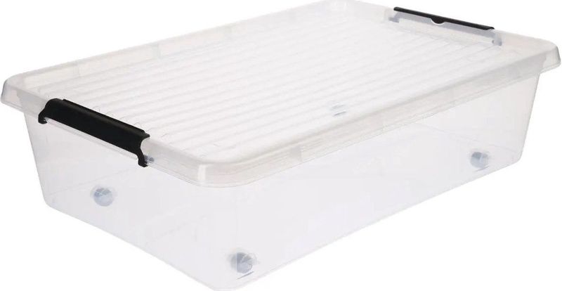 Opbergbox - Transparant - Kunststof - 30L