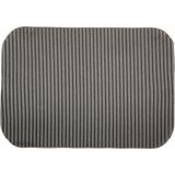5Five Afwas afdruipmat/droogmat keuken - anti-slip- foam - grijs - 32 x 45 cm - opvouwbaar