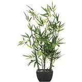 Kunstbamboe - Groen - Kunststof - In Pot 15 x 15 x 9 cm