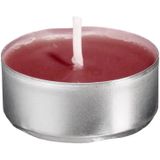 Atmosphera Geurkaars waxine/theelichtjes - 30x stuks - Rood fruit - 3,5 branduren