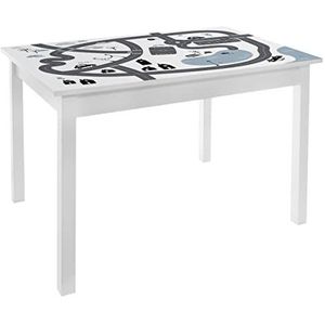 ATMOSPHERA CREATEUR D'INTERIEUR ATM-158698B Atmosphera houten tafel H 48 cm voor kinderkamer, wit, cm