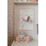 Bureaulamp met Oortjes - 18 x 12,5 x 31 cm - Roze