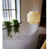 Hanglamp  gevlochten Bamboe - 40 x 38 cm