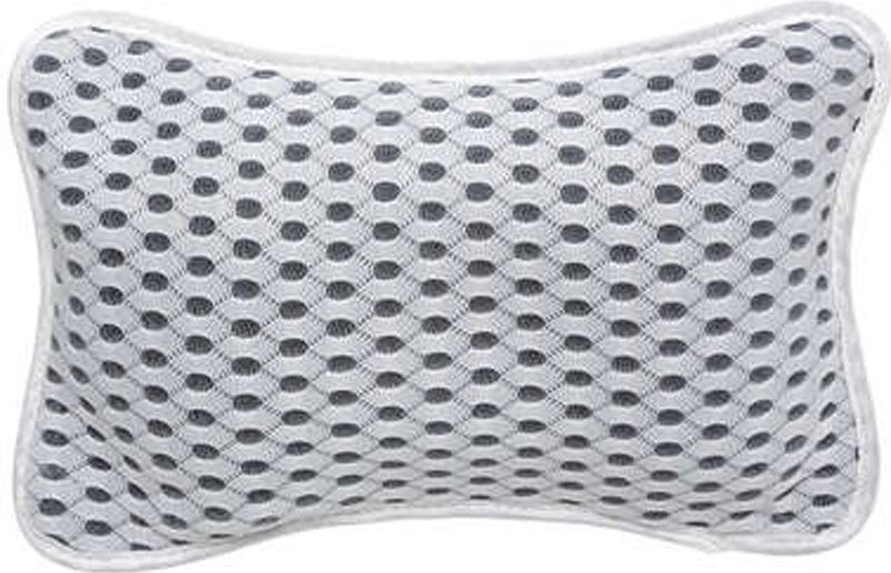 Badkussen 26 x 17 x 7 cm met zuignappen - nekkussen voor in bad - badkussen - bad kussen - relax - ontspanning