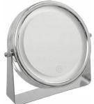 Make-up spiegel/scheerspiegel met LED verlichting op standaard 20 cm - Badkamer spiegels met licht