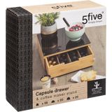 Luxe Capsulehouder voor koffiecups - Bamboe - Koffieapparaat stand met lade voor koffiecups - Stijlvolle koffiecupshouder