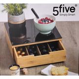 Luxe Capsulehouder voor koffiecups - Bamboe - Koffieapparaat stand met lade voor koffiecups - Stijlvolle koffiecupshouder