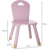 Sphera Kinderstoel Roze - 50x32x32 cm