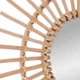Rotan Spiegel Rond – Diameter 58 cm