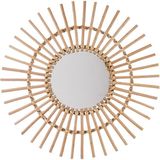 Rotan Spiegel Rond – Diameter 58 cm