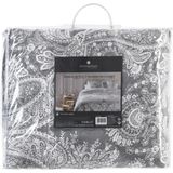 Lady Mary - Bedsprei - Grijs - Polyester - Inclusief 2 Kussenslopen