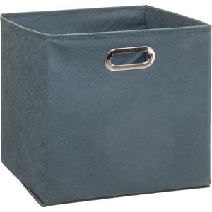 3x Opvouwbare Opbergdoos Met Deksel, Opbergruimte Voor Kleding Opbergdozen Voor Speelgoed Plank Aqua Spring