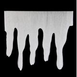 Feeric Christmas Ijspegelrand - wit - 200 x 35 - polyester - sneeuwrand - sneeuwversiering