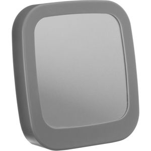 Basic make-up spiegel/scheerspiegel met standaard kunststof 18 x 20 x 6 cm grijs