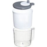 Slacentrifuge / slazwierder / sladroger kunststof 2,5 liter - Salade spinner