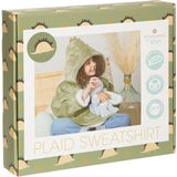 Atmosphera - Poncho Plaid - Draak - Fleece - Geschikt voor Kinderen