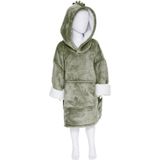 Atmosphera - Poncho Plaid - Draak - Fleece - Geschikt voor Kinderen