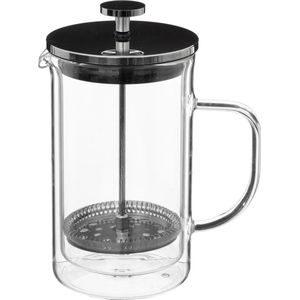Secret de Gourmet French press cafetiere - dubbelwandig glas - 600 ml