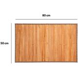Bamboe mat naturel 50 x 80 cm
