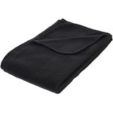 Atmosphera - Plaid - Fleece - Zwart - 125 x 150 cm