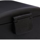 5Five Vuilnisemmer Metaal - Zwart - 35 x 32 x 62 cm - 30 l