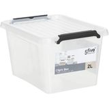 Opbergbox - Transparant - Kunststof - 10 Liter