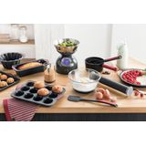 5Five Muffins en cupcakes bakken bakvorm/bakblik - 33 x 24 cm - voor 12x stuks - Siliconen