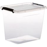 Opbergbox - Transparant - Kunststof - 30L