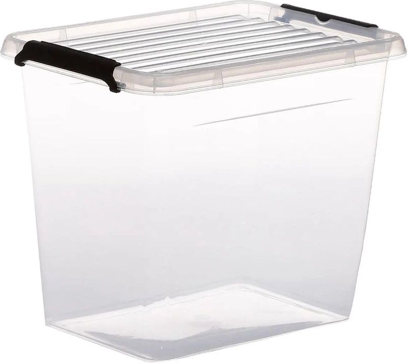 Opbergbox - Transparant - Kunststof - 30L