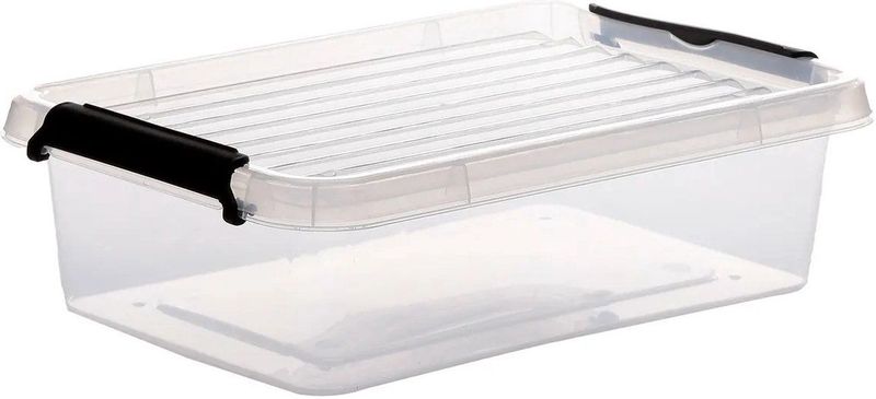 5Five - Clip Box - Opbergkist - Transparant - 3 Liter