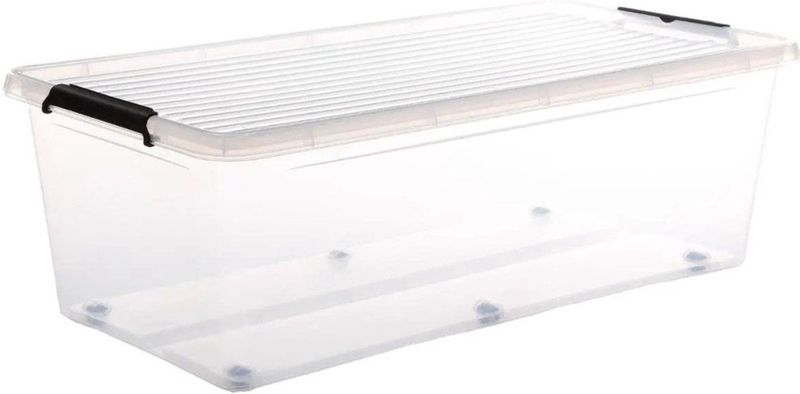 Opbergbox - Transparant - Kunststof - 50 Liter