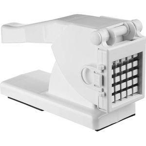 5Five frietsnijder - 27 cm - wit - RVS/kunststof - patat/frites maken - aardappelsnijder