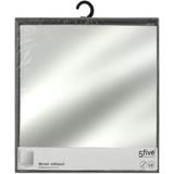 5Five - Plak Spiegel Tegels - Spiegel - Glas - 2x Stuks - Zelfklevend - 40 x 40 cm