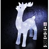 Feeric christmas rendier met licht - 45,5 cm -40 led lampjes- verlichte figuren