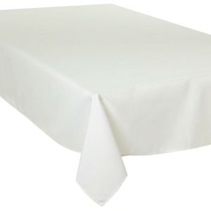 Tafelkleed van polyester met formaat 300 x 150 cm - ivoor wit - Eettafel tafellakens