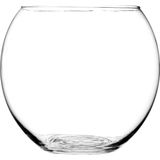 Atmosphera bloemenvaas Jersey - Ronde Bol model - transparant - glas - 18 x 19 cm