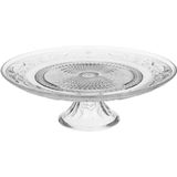 Secret de Gourmet - Renaissance - Taartplateau - Transparant - Glas, 9 x 29 cm, Met Voet