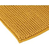 Atmosphera Badkamer kleedje/badmat voor de vloer - 50 x 80 cm - mosterdgeel